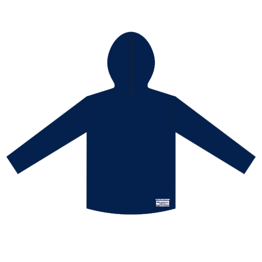 Toros Cotton Hoodie - Blue - Image 2